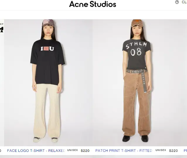 Acne Studios store