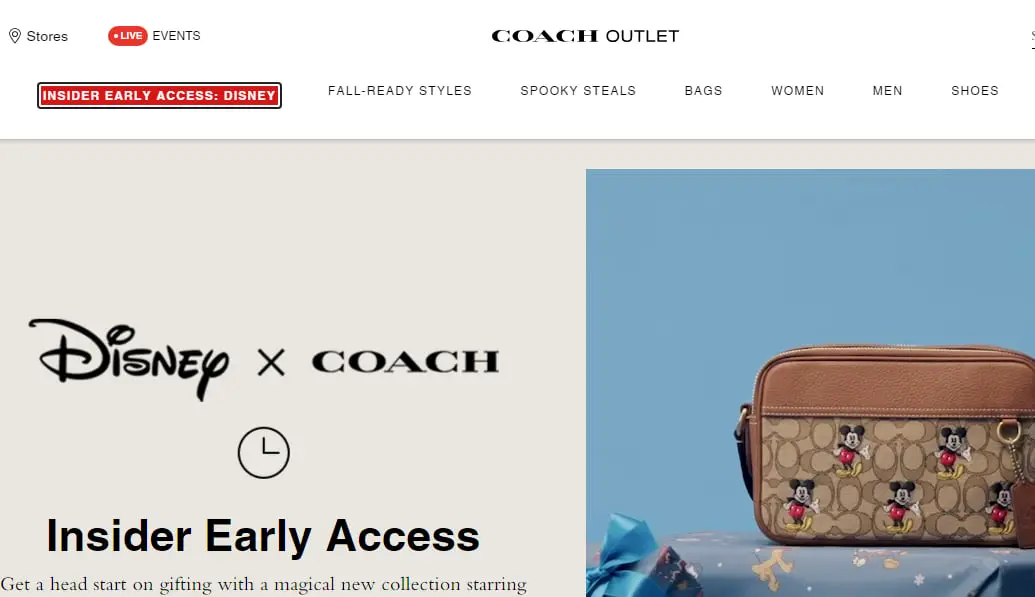 Coach Outlet store