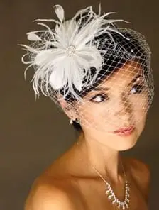 Fascinator Clip with Short Hair