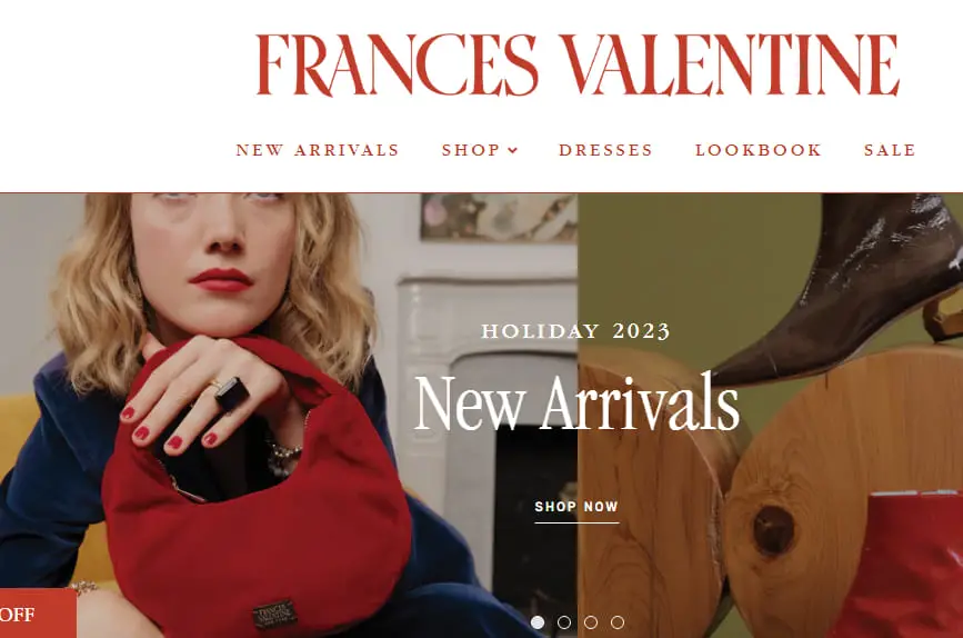 Frances Valentine store