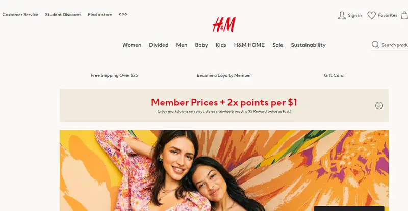 H&M store