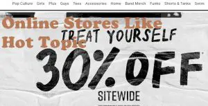 Online Stores Like Hot Topic