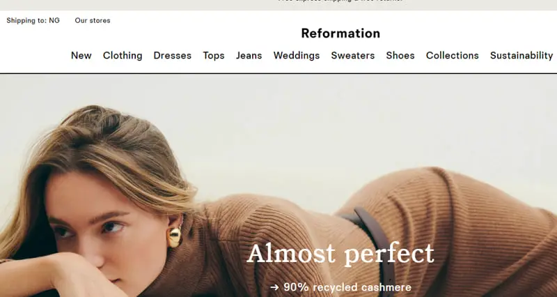 Reformation store