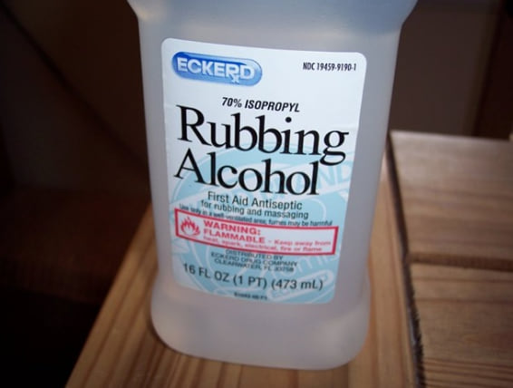 rubbing alcohol