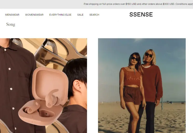 SSENSE store