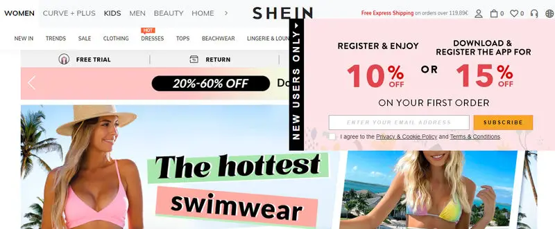 Shein store