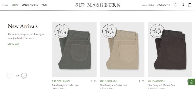 Sid Mashburn store