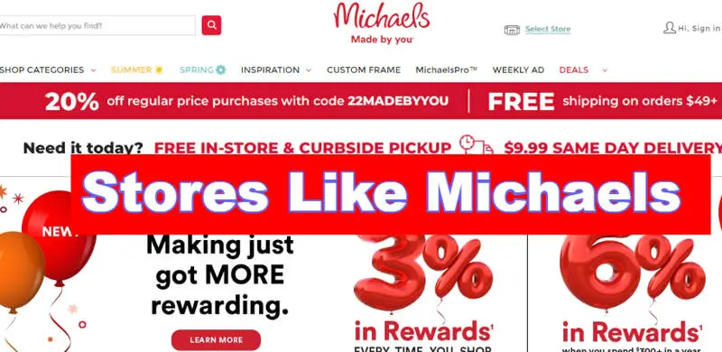 Stores Like Michaels