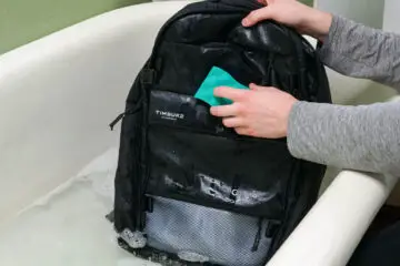 With Mild Detergent for washing tool bag