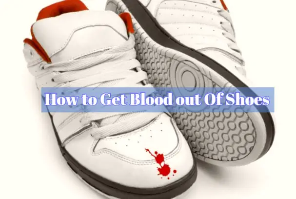 how to get blood out of shoes