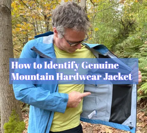 how to identify fake mountain hardwear jacket
