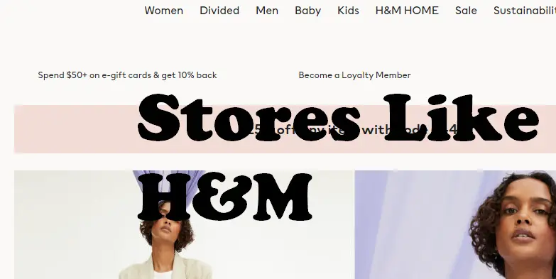 stores like H&M